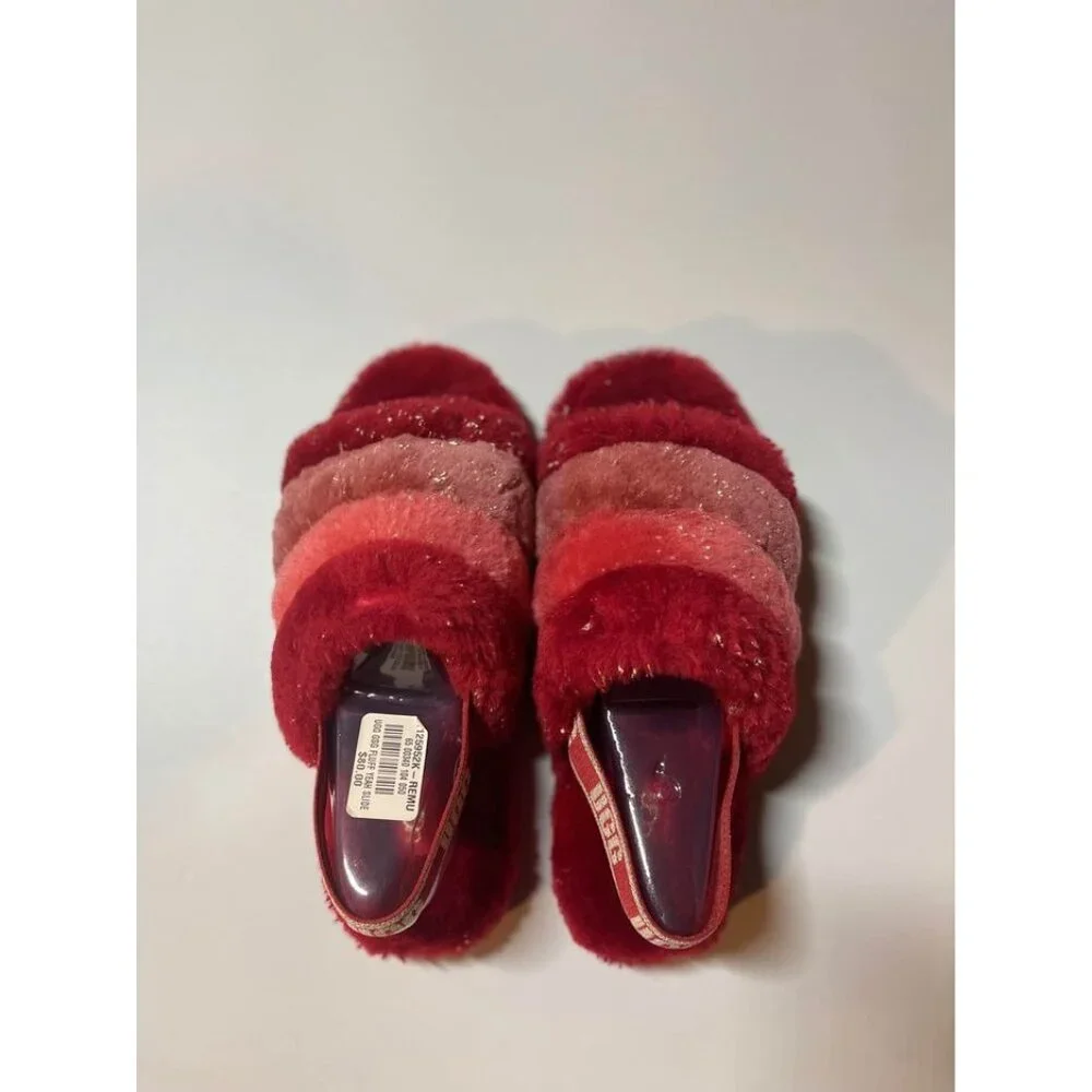 Ugg Woman/Girls Fur Metallic sparkle - Picture 2 of 9